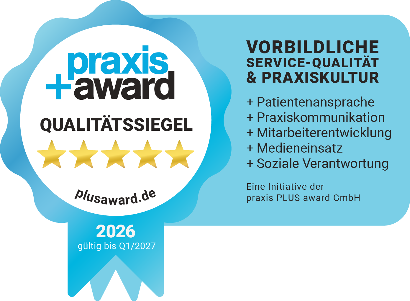 Praxis Plus Award Siegel